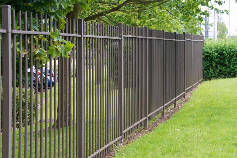 Black Metal Fence Installation in South Houston, TX